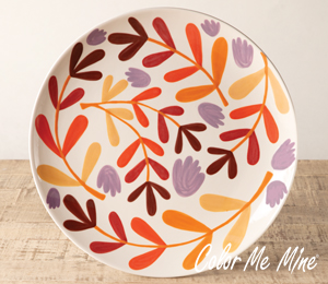 Provo Fall Floral Charger