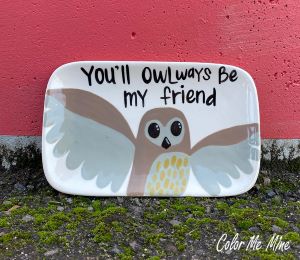 Provo Owl Plate
