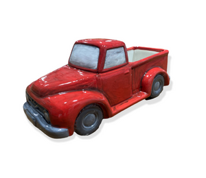 Provo Antiqued Red Truck