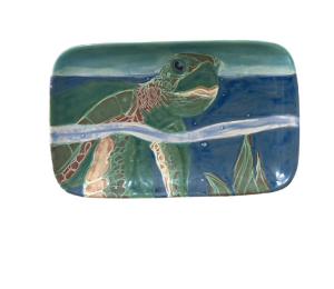 Provo Swimming Turtle Plate