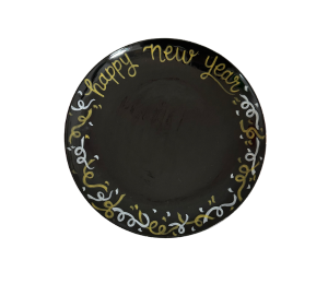 Provo New Year Confetti Plate