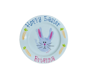 Provo Easter Bunny Plate