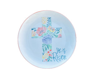 Provo Floral Cross Plate