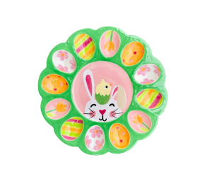 Provo Easter Sherbet Egg Plate