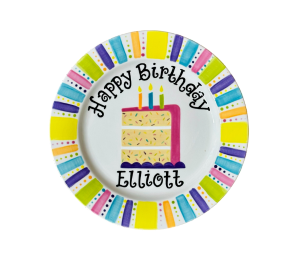 Provo Birthday Cake Plate